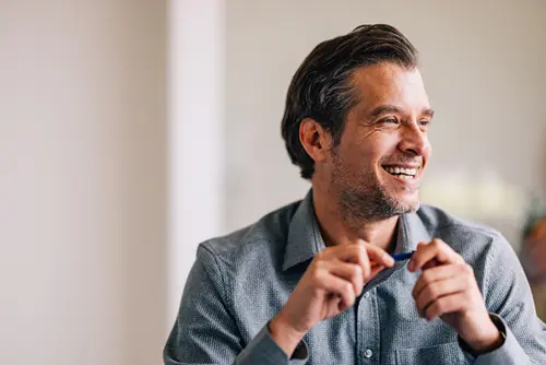 leadership man smiling