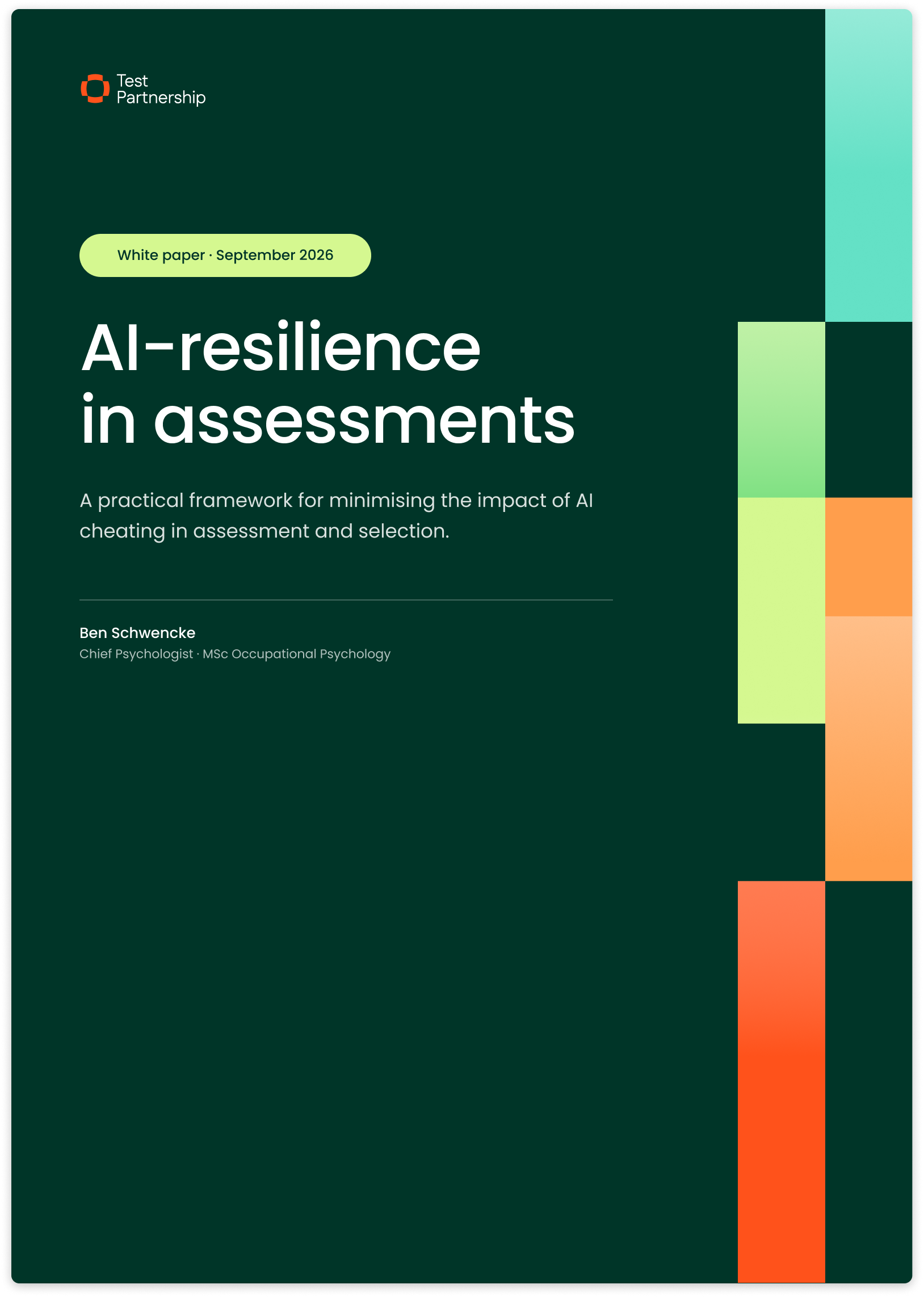 AI-Resilience in Assessments whitepaper cover