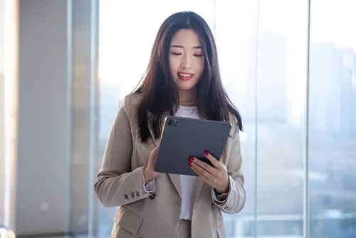 person using microsoft word and excel tests