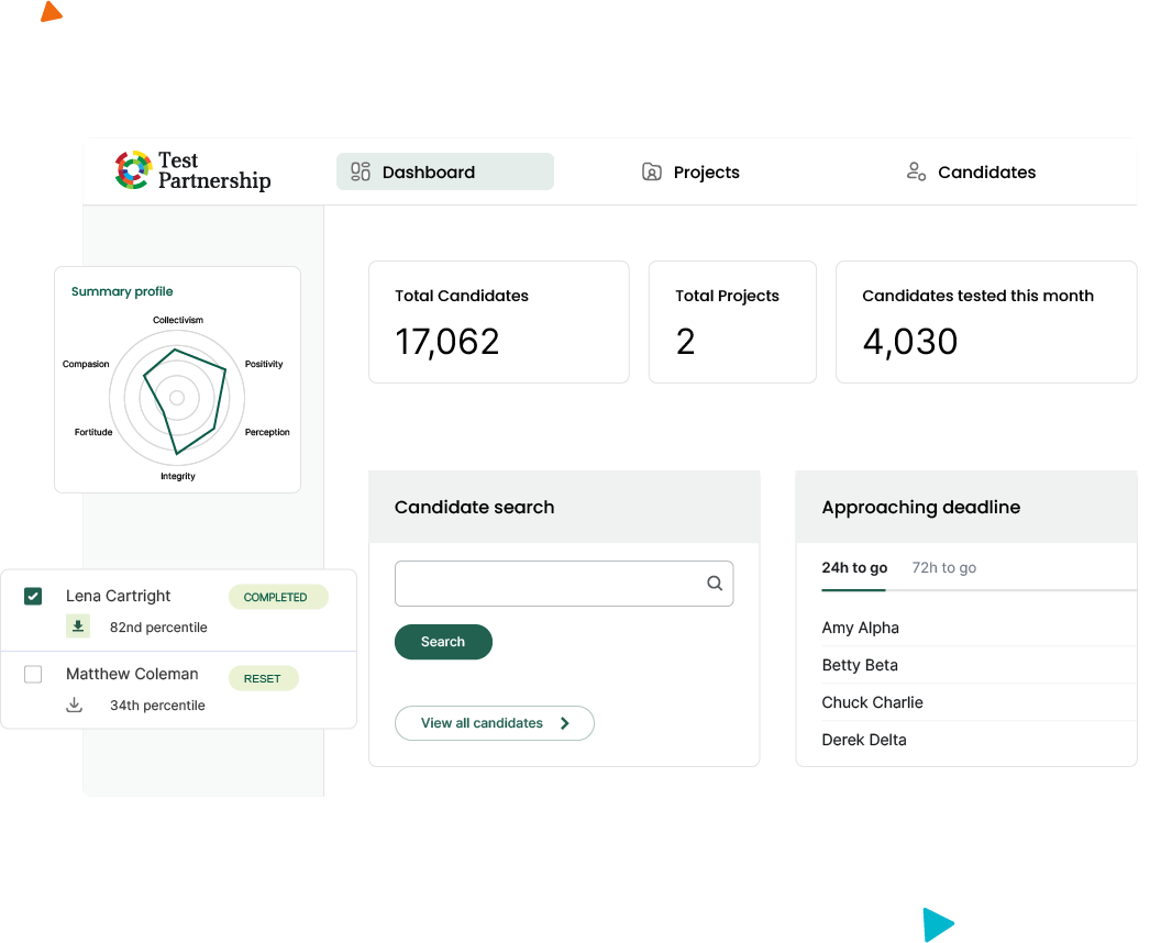 illustration of test partnership platform